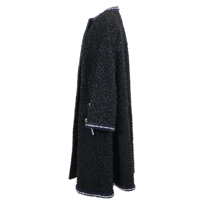 Chanel 22AW P73170V64561 Bijou Button Rayon Long Coat