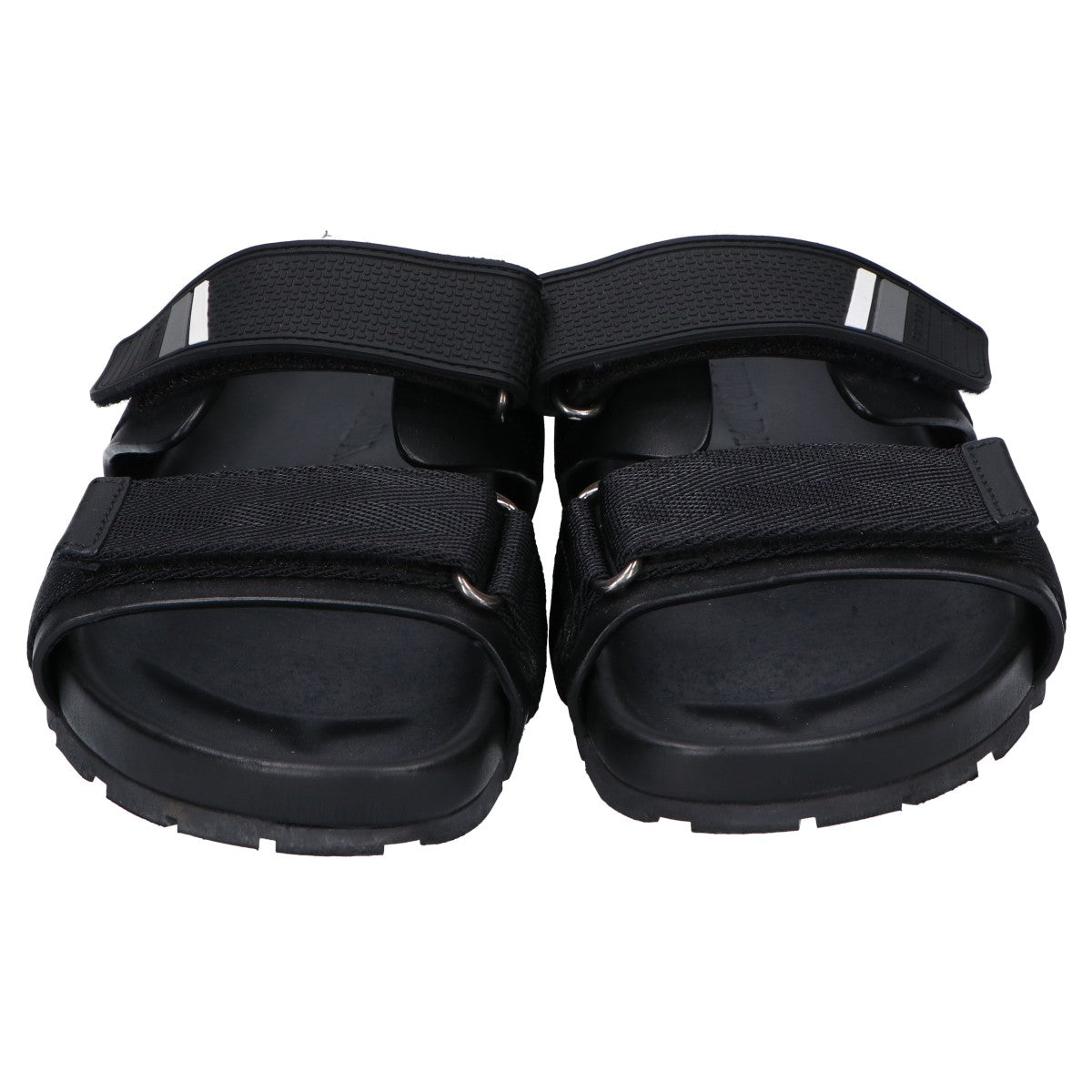 Prada 2X3002 Leather Slide Sandals
