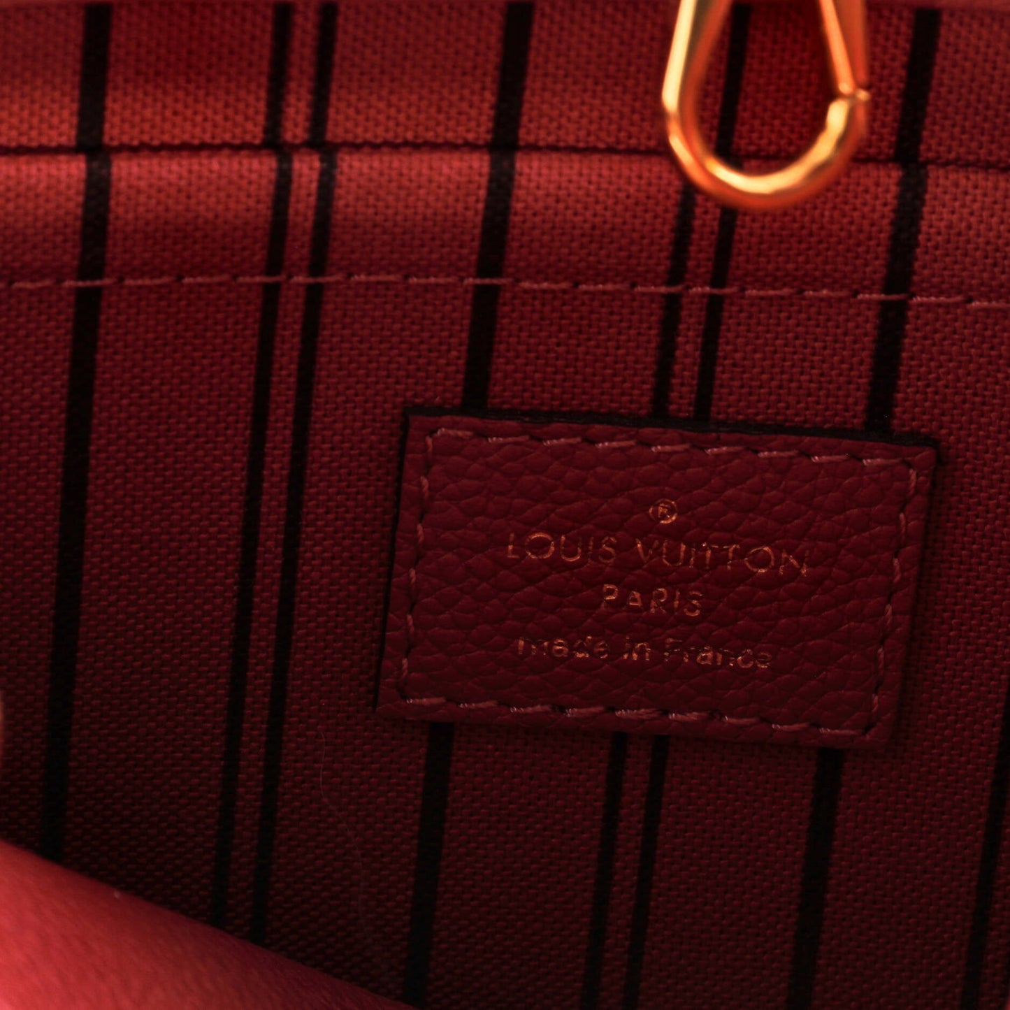 Louis Vuitton Montaigne Handbag Monogram Empreinte Leather BB