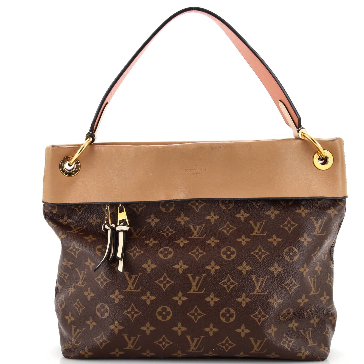Louis Vuitton Tuileries Hobo Monogram Canvas with Leather