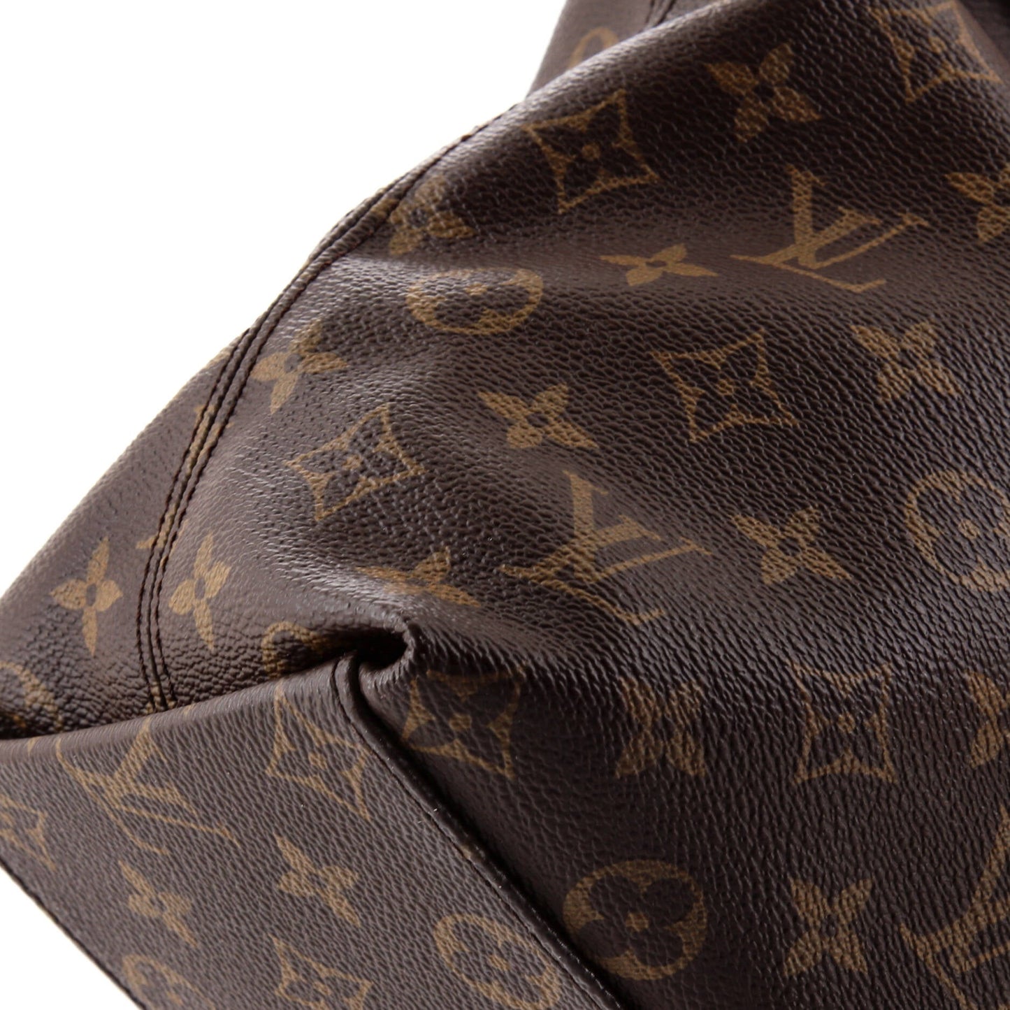 Louis Vuitton Tuileries Hobo Monogram Canvas with Leather