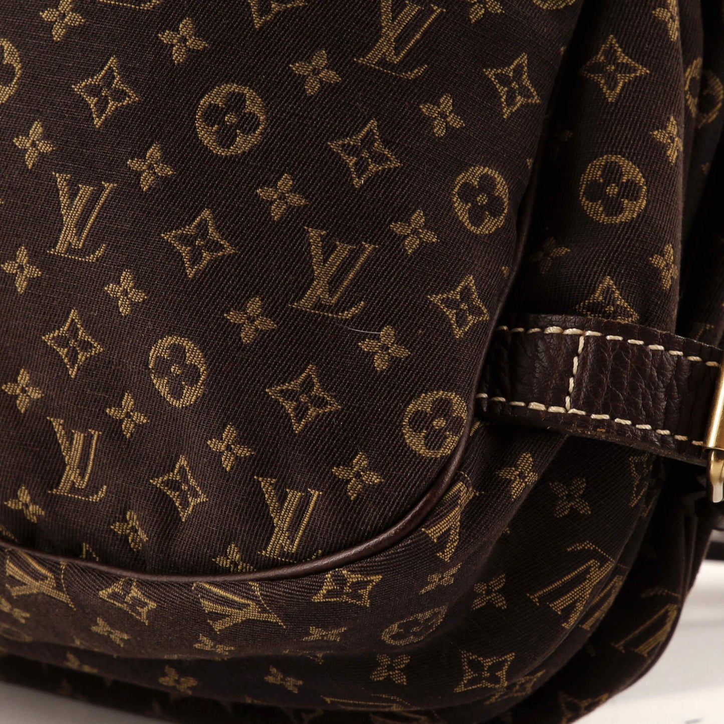 Louis Vuitton Saumur Handbag Monogram Idylle MM