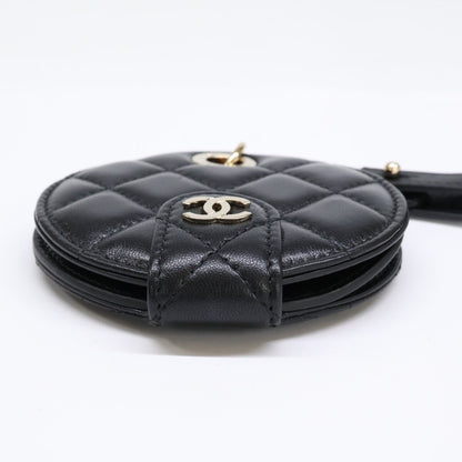 Chanel Matelasse Lambskin Name Tag Charm