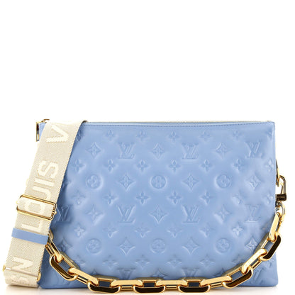 Louis Vuitton Coussin Bag Monogram Embossed Lambskin MM