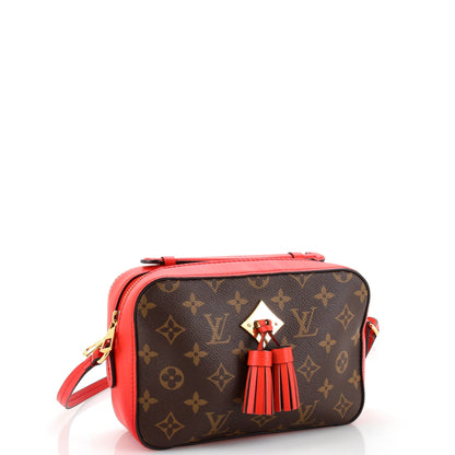 Louis Vuitton Saintonge Handbag Monogram Canvas with Leather