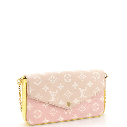 Louis Vuitton Felicie Pochette Spring in the City Monogram Empreinte Leather