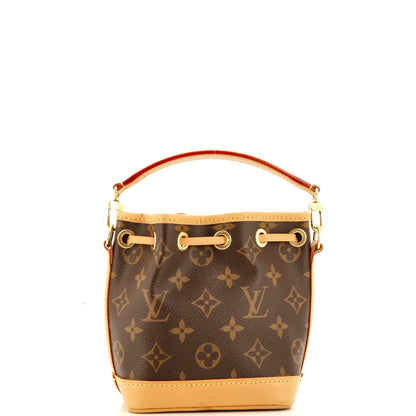 Louis Vuitton Noe NM Handbag Monogram Canvas Nano