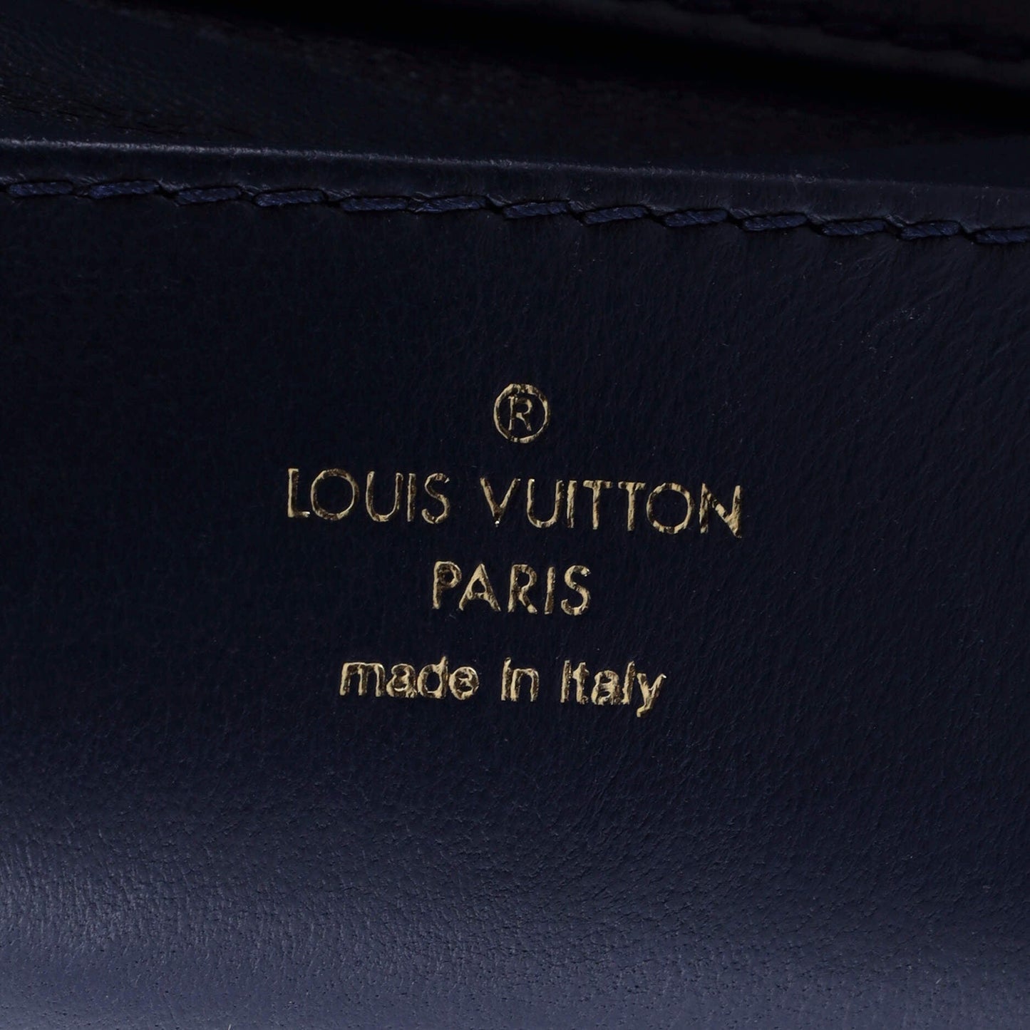 Louis Vuitton GO-14 Handbag Malletage Denim MM