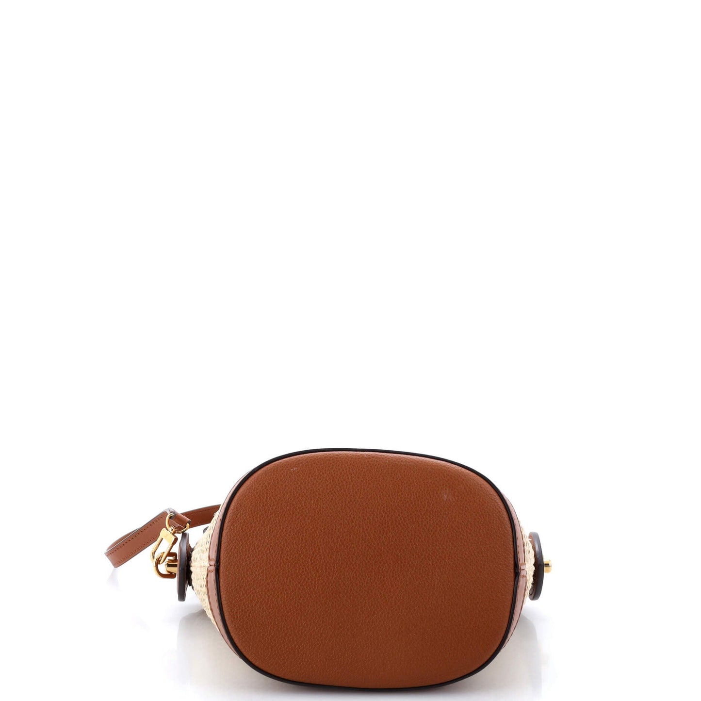 Louis Vuitton Petit Bucket NM Bag Raffia with Leather