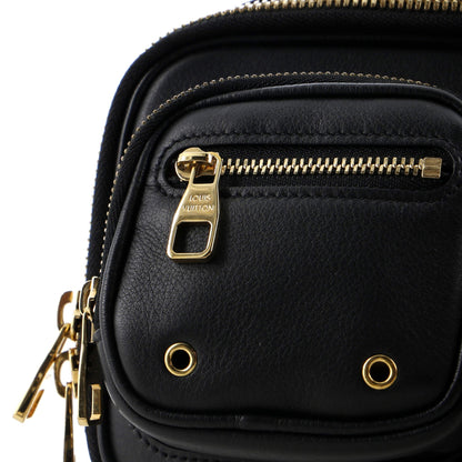 Louis Vuitton Utility Crossbody Bag Calfskin with Embossed Monogram Detail