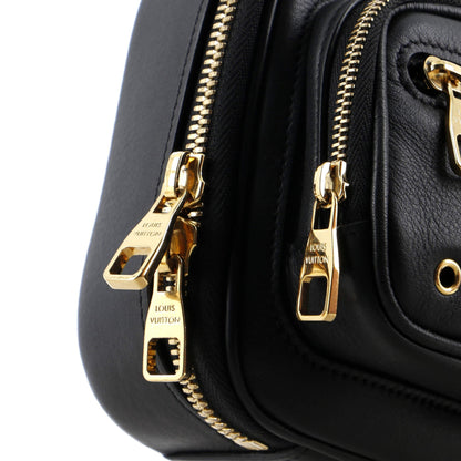 Louis Vuitton Utility Crossbody Bag Calfskin with Embossed Monogram Detail