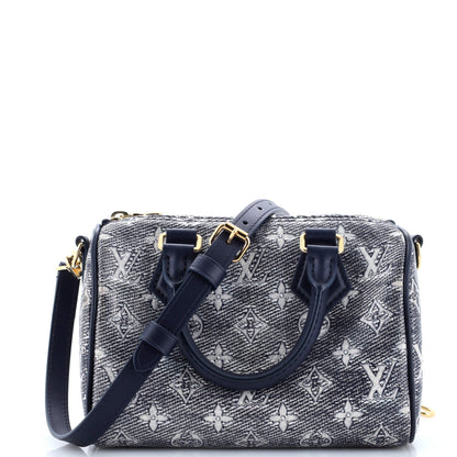 Louis Vuitton Speedy Bandouliere Bag Monoglam Jacquard Canvas 20