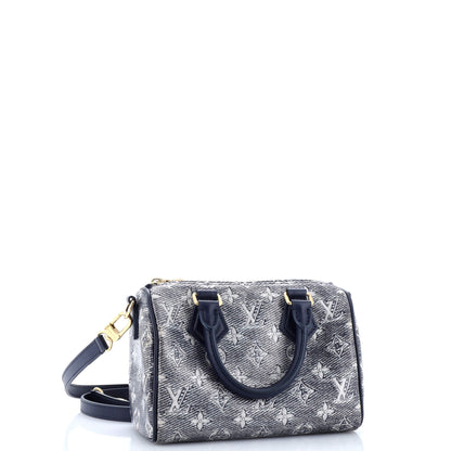 Louis Vuitton Speedy Bandouliere Bag Monoglam Jacquard Canvas 20