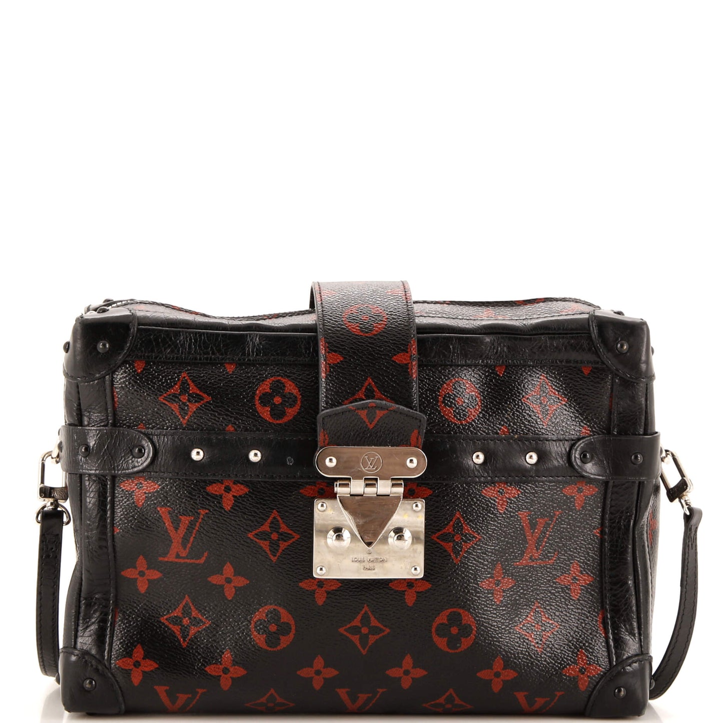 Louis Vuitton Petite Malle Soft Handbag Limited Edition Monogram Infrarouge GM