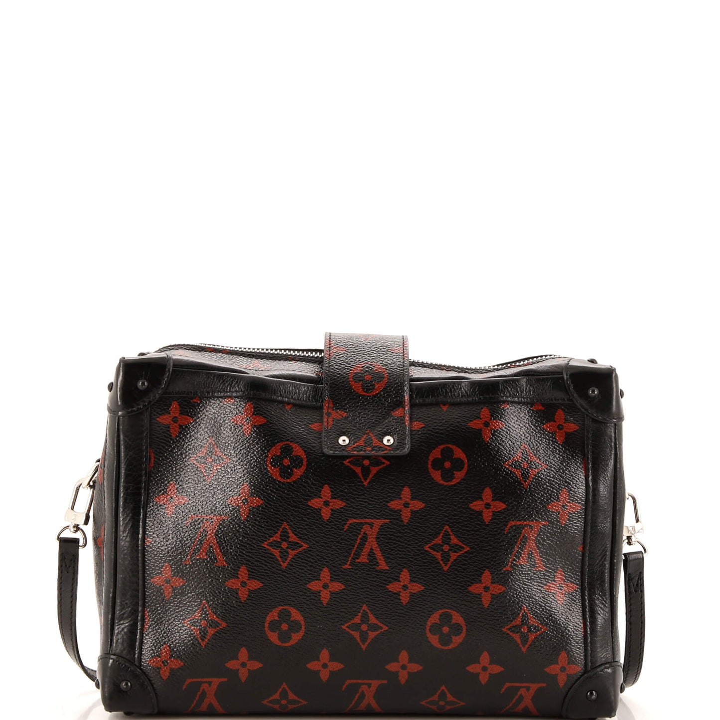 Louis Vuitton Petite Malle Soft Handbag Limited Edition Monogram Infrarouge GM