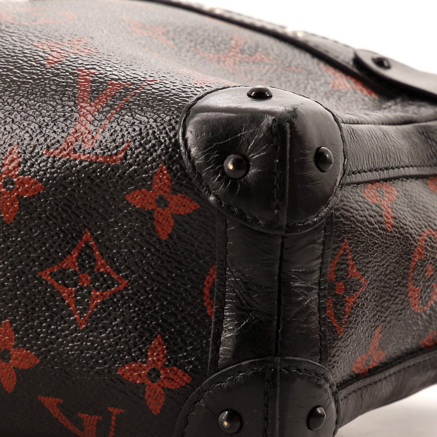 Louis Vuitton Petite Malle Soft Handbag Limited Edition Monogram Infrarouge GM