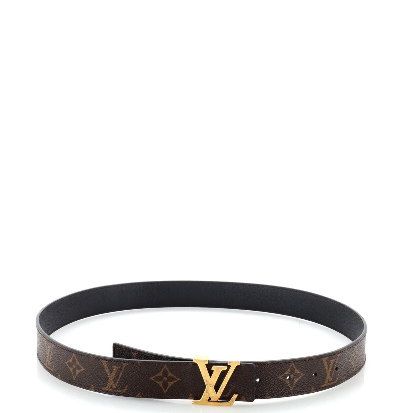 Louis Vuitton LV Initiales Belt Monogram Canvas Thin 85