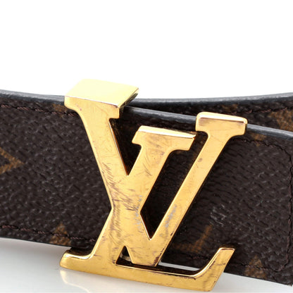 Louis Vuitton LV Initiales Belt Monogram Canvas Thin 85