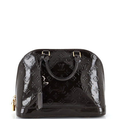 Louis Vuitton Alma Handbag Monogram Vernis PM