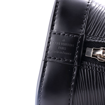 Louis Vuitton Alma Handbag Epi Leather with Logo Jacquard Strap BB