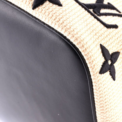 Louis Vuitton Neverfull NM Tote By The Pool Monogram Raffia MM