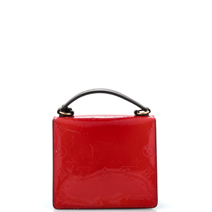 Louis Vuitton Spring Street NM Handbag Monogram Vernis with Monogram Canvas and Epi Leather
