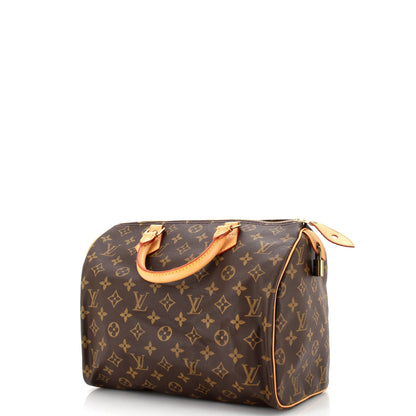 Louis Vuitton Speedy Handbag Monogram Canvas 30