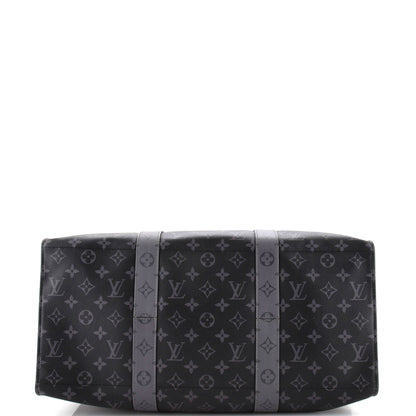 Louis Vuitton New Cabas Zippe Bag Reverse Monogram Eclipse Canvas GM