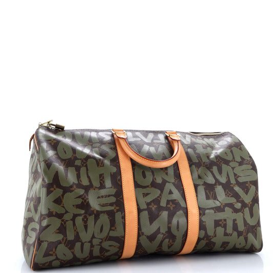 Louis Vuitton Keepall Bag Limited Edition Monogram Graffiti 50