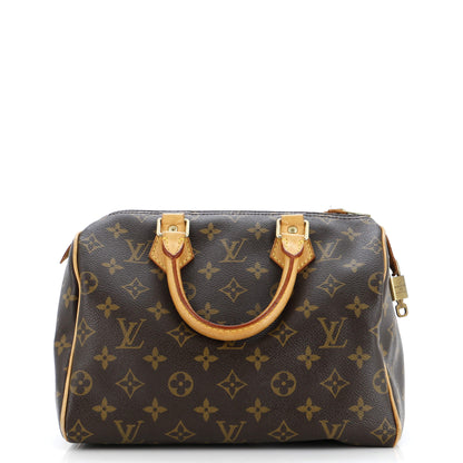 Louis Vuitton Speedy Handbag Monogram Canvas 25