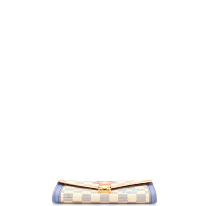 Louis Vuitton Sarah Wallet NM Limited Edition Damier Summer Trunks