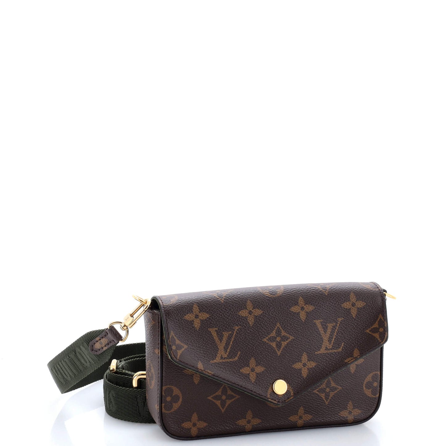 Louis Vuitton Felicie Strap & Go Handbag Monogram Canvas