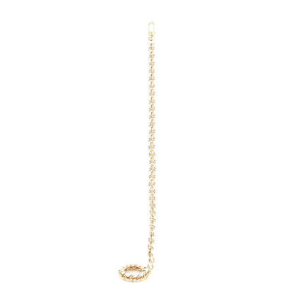 Louis Vuitton Multi Pochette Accessoires Woven Chain Strap Leather and Metal