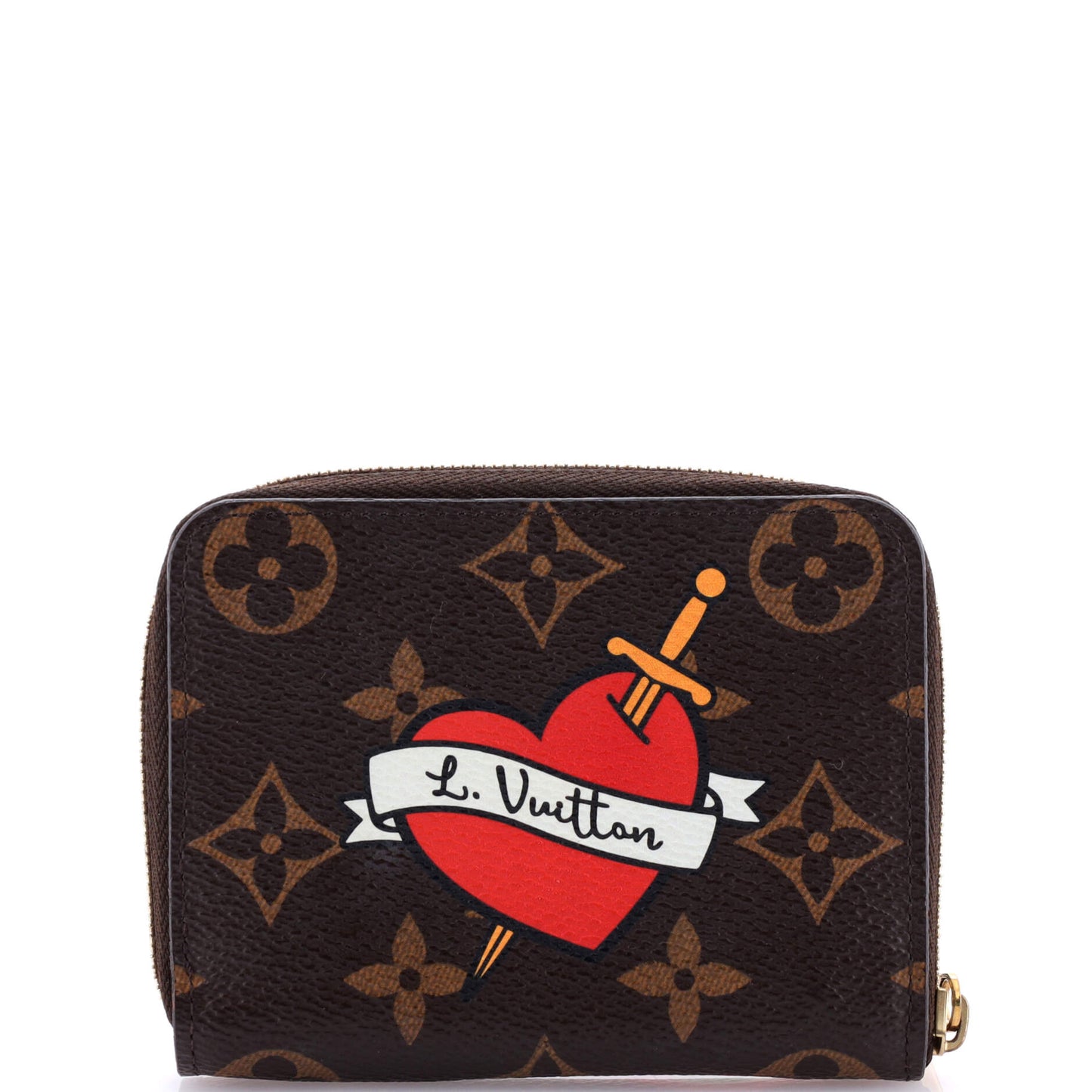 Louis Vuitton Zippy Coin Purse Limited Edition Patches Monogram Canvas