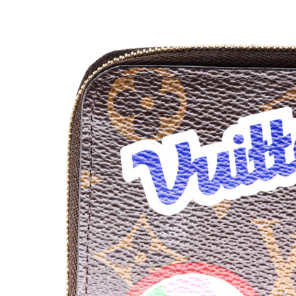 Louis Vuitton Zippy Coin Purse Limited Edition Patches Monogram Canvas