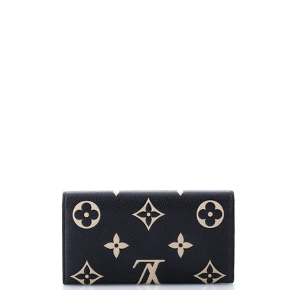 Louis Vuitton Sarah Wallet NM Bicolor Monogram Empreinte Giant