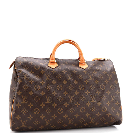 Louis Vuitton Speedy Handbag Monogram Canvas 40