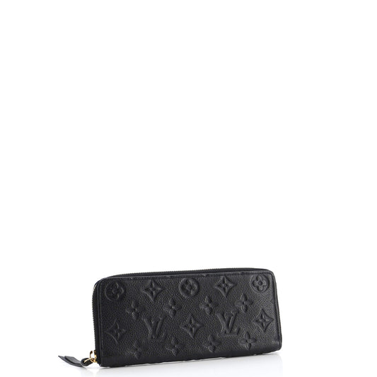 Louis Vuitton Clemence Wallet Monogram Empreinte Leather