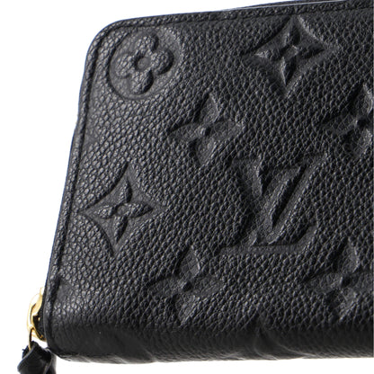 Louis Vuitton Clemence Wallet Monogram Empreinte Leather