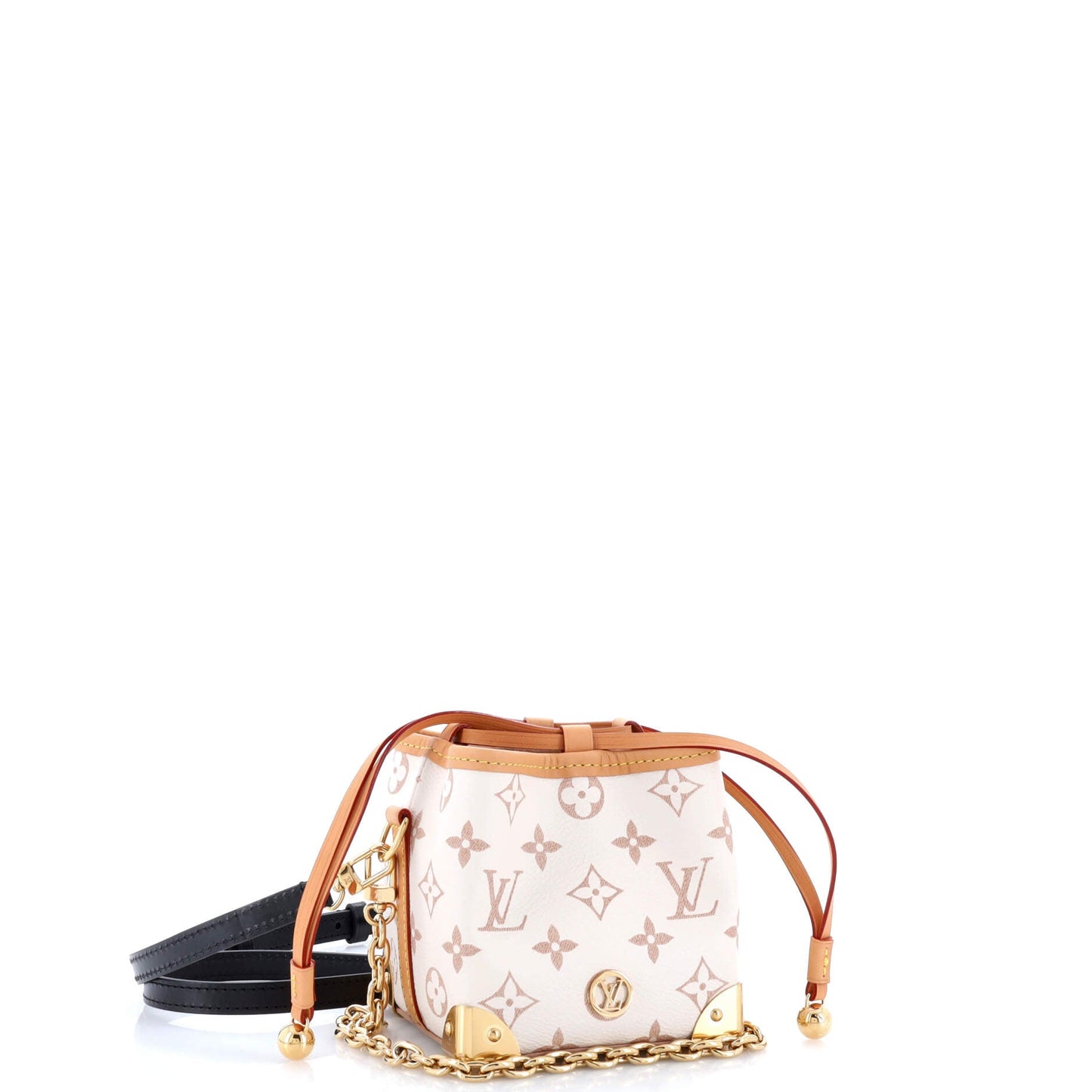 Louis Vuitton Noe Purse LV Charms Monogram Dune Canvas