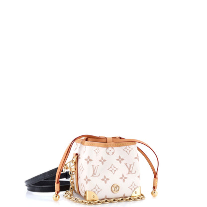 Louis Vuitton Noe Purse LV Charms Monogram Dune Canvas