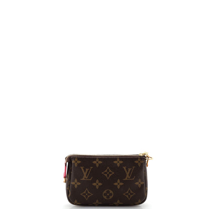 Louis Vuitton Pochette Accessoires Limited Edition Christmas Animation Monogram Canvas Mini