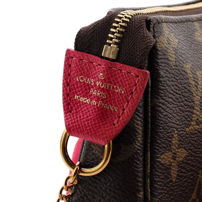 Louis Vuitton Pochette Accessoires Limited Edition Christmas Animation Monogram Canvas Mini