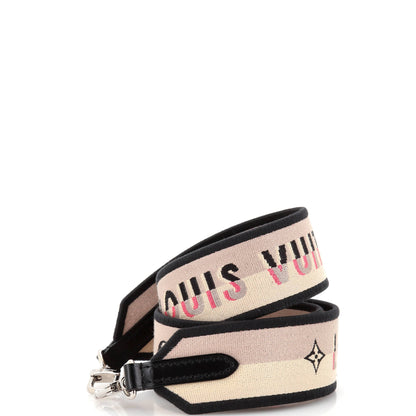 Louis Vuitton Logo Shoulder Strap Jacquard Wide