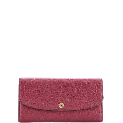 Louis Vuitton Emilie Wallet Monogram Empreinte Leather