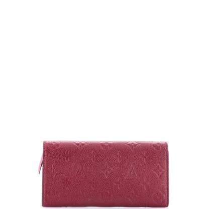 Louis Vuitton Emilie Wallet Monogram Empreinte Leather