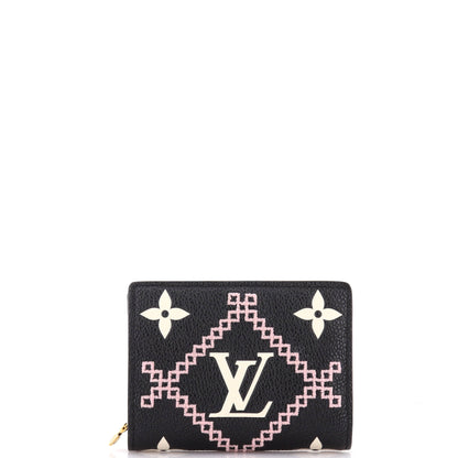 Louis Vuitton Clea Wallet Monogram Empreinte Giant Broderies