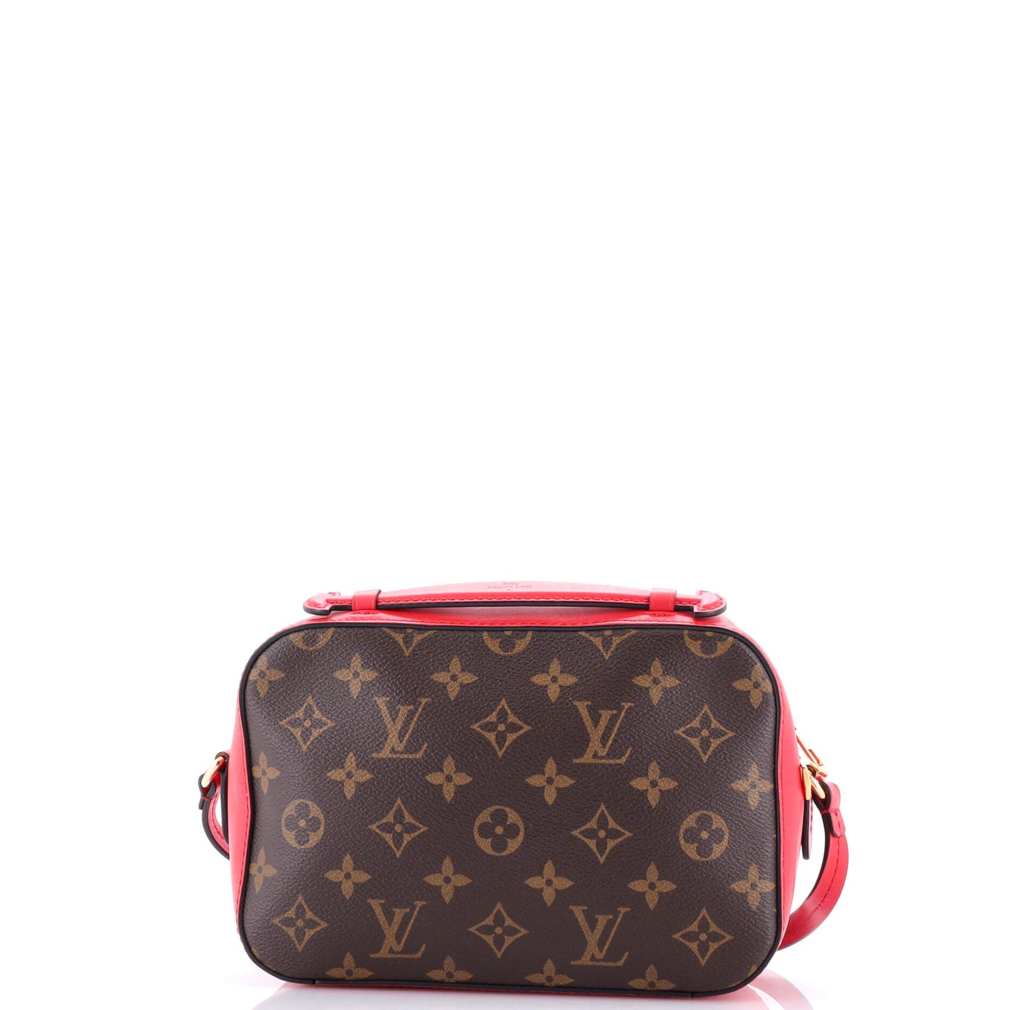 Louis Vuitton Saintonge Handbag Monogram Canvas with Leather