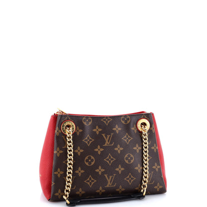Louis Vuitton Surene Handbag Monogram Canvas with Leather BB