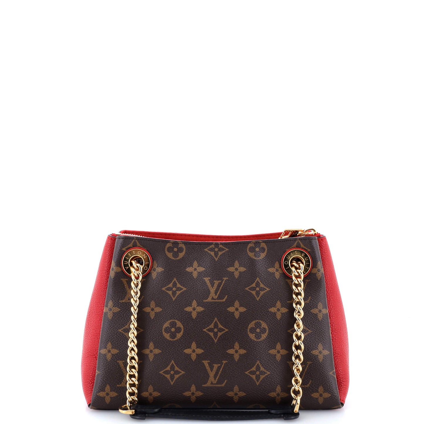 Louis Vuitton Surene Handbag Monogram Canvas with Leather BB
